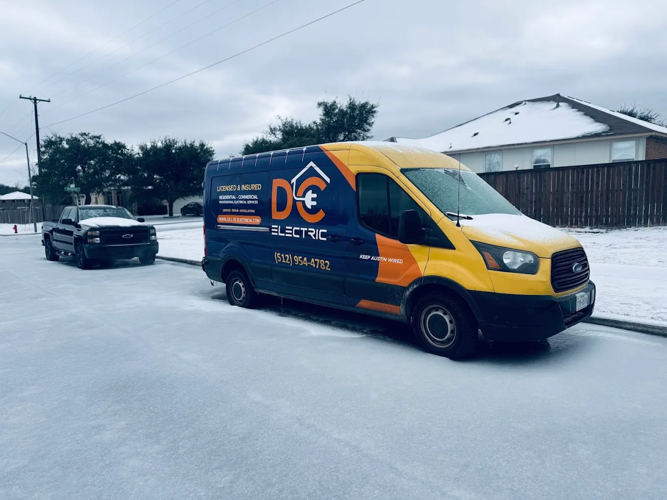 Yes, it does snow in Austin