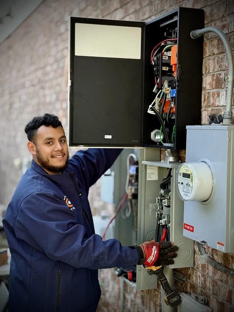 Running power for an automatic gate — licensed residential electrician in Austin TX (DC Electric)