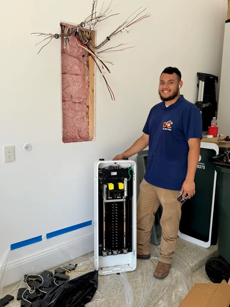 Jonathan prepping a SPAN install