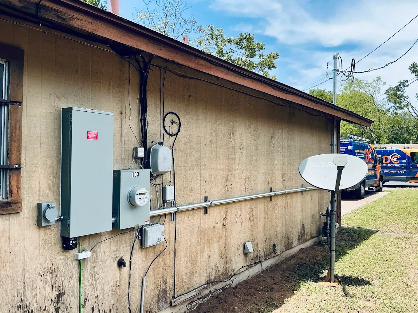 Older home · brand new 200 amp service