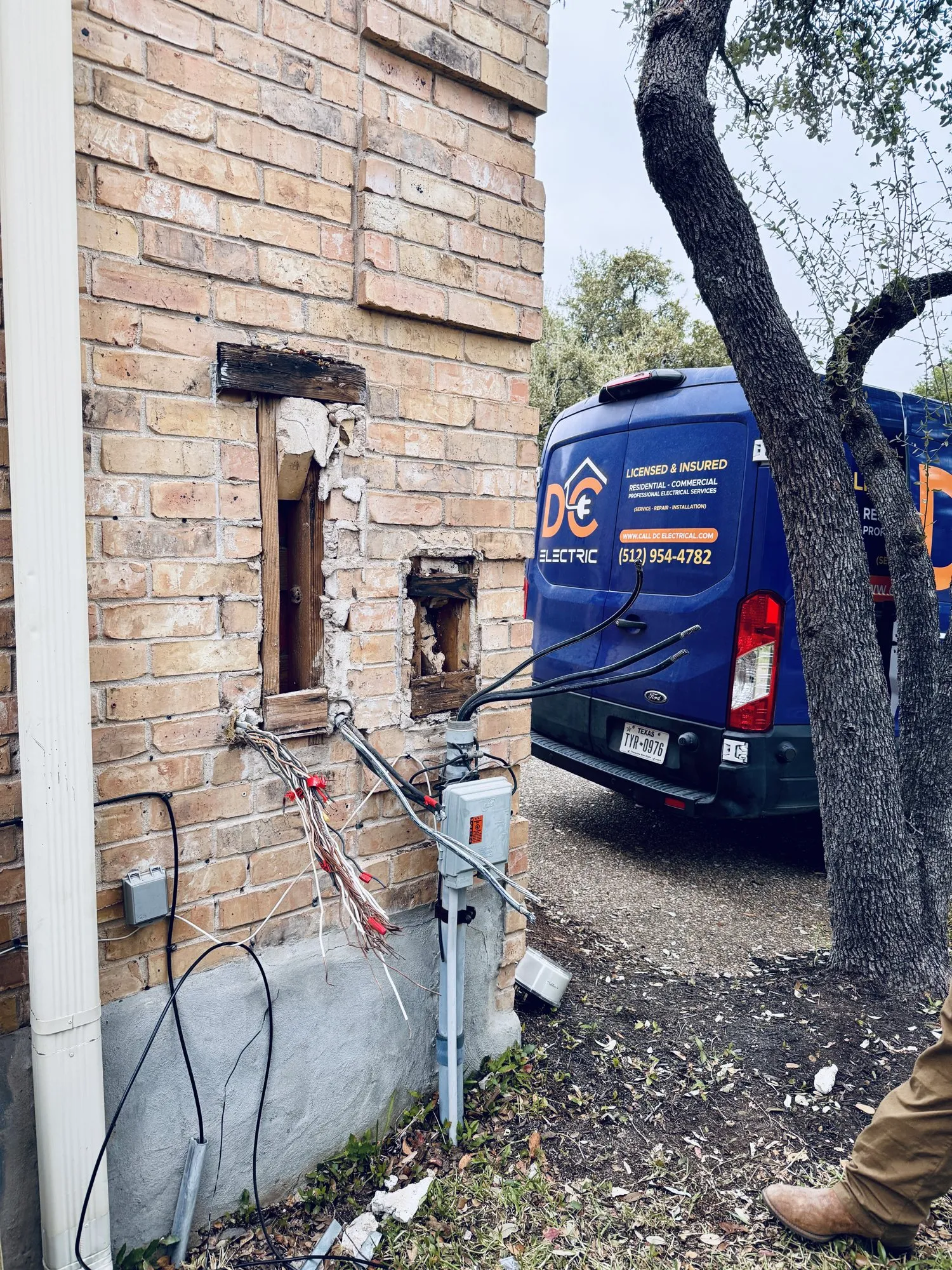 A completed service upgrade in Austin — licensed residential electrician in Austin TX (DC Electric)