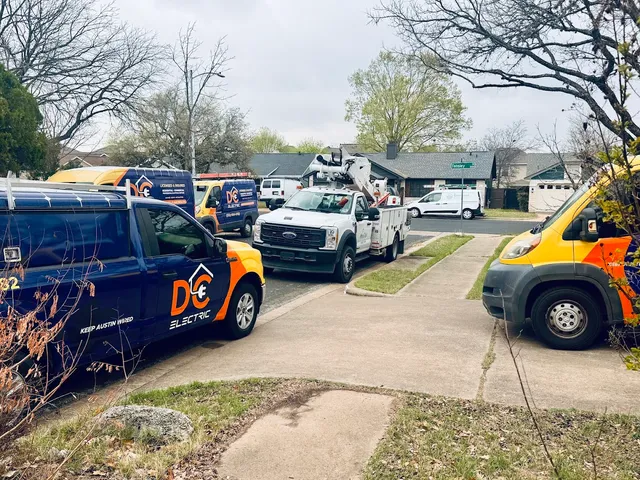 DC Electric truck on a big job