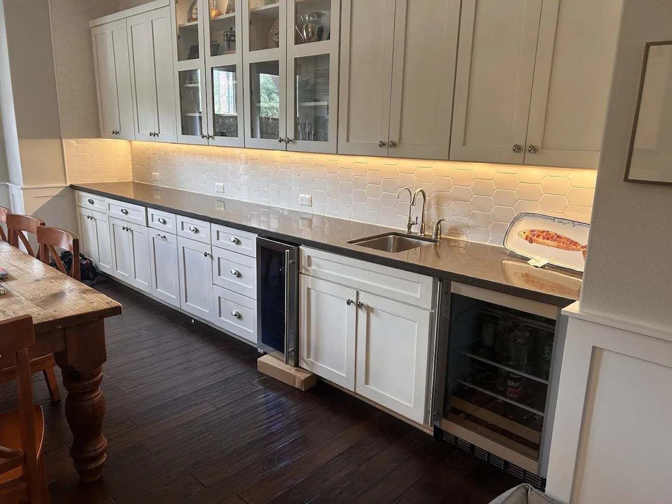 Under-cabinet lighting — licensed residential electrician in Austin TX (DC Electric)