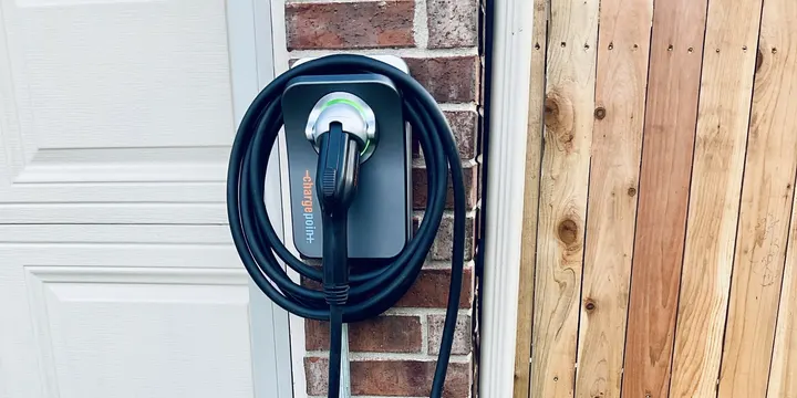 ChargePoint Home Flex Level 2 EV charger installed by DC Electric