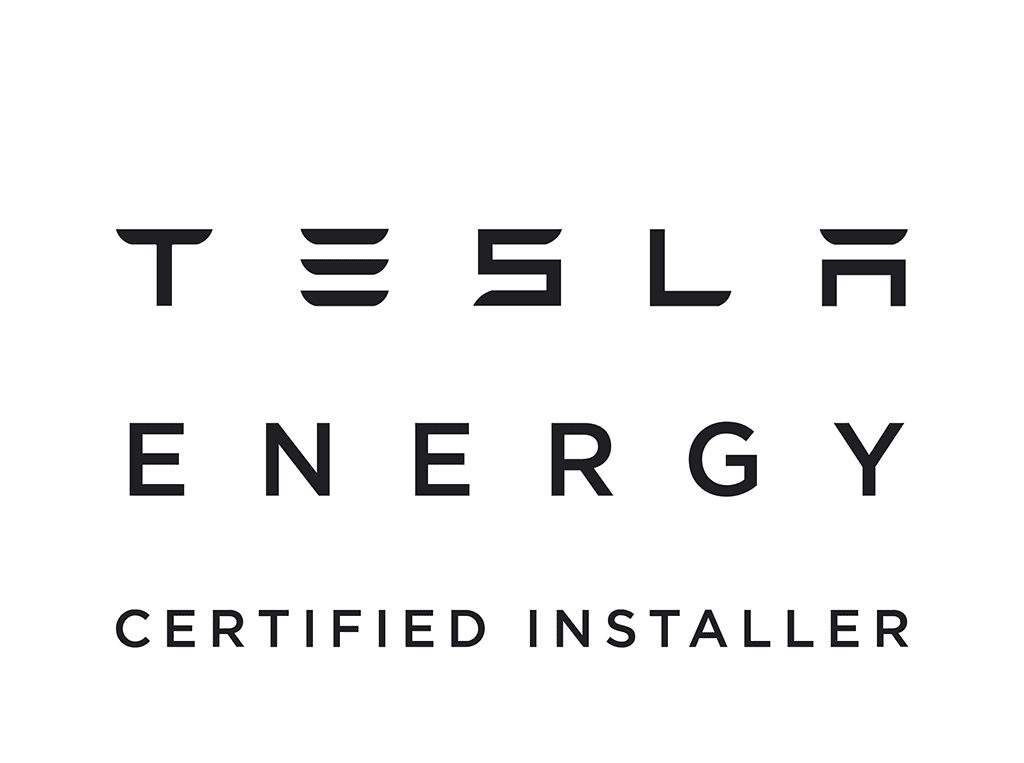 Tesla Energy Certified Installer badge for DC Electric, offering expert EV charger installations in Austin, TX, and surrounding areas"